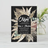 elegant modern terracotta boho Rehearsal diner Kaart (Staand voorkant)