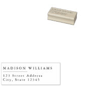 Elegant modern terugkeeradres rubberstempel (Gestempeld)