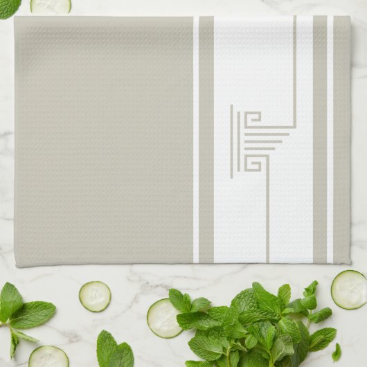 Elegant Modern Theedoek (Gevouwen)