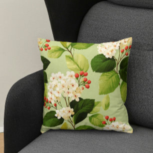 Elegant Modern Trendsettend Stijlvol Groen Wit Blo Kussen