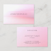 Elegant modern Trendy Colorful Sjabloon Design Visitekaartje (Voorkant / Achterkant)