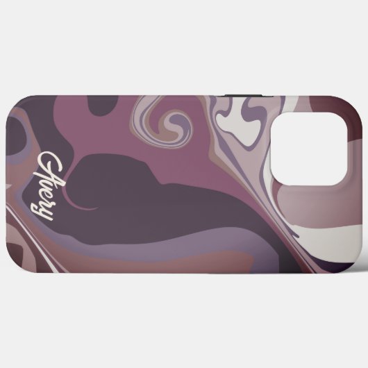 Elegant Modern Trendy Custom Paarse Inspirivity Case-Mate iPhone Case (Achterkant (horizontaal))