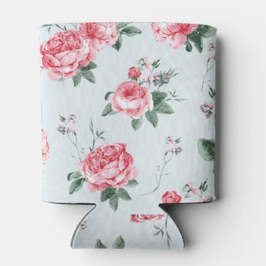 Elegant Modern  Trendy Floral Blikjeskoeler (Achterkant)