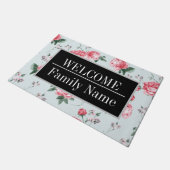 Elegant Modern  Trendy Floral Deurmat (Schuin)