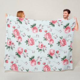 Elegant Modern  Trendy Floral Fleece Deken