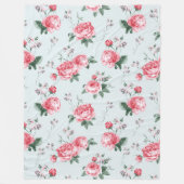 Elegant Modern  Trendy Floral Fleece Deken (Voorkant)