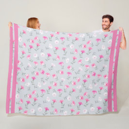 Elegant Modern  Trendy Floral Fleece Deken