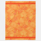 Elegant Modern  Trendy Floral Fleece Deken (Voorkant)