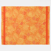 Elegant Modern  Trendy Floral Fleece Deken (Voorkant (Horizontaal))