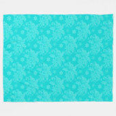 Elegant Modern  Trendy Floral Fleece Deken (Voorkant (Horizontaal))