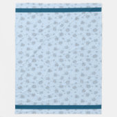 Elegant Modern  Trendy Floral Fleece Deken (Voorkant)