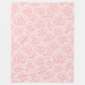 Elegant Modern  Trendy Floral Fleece Deken (Voorkant)