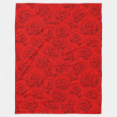 Elegant Modern  Trendy Floral Fleece Deken (Voorkant)