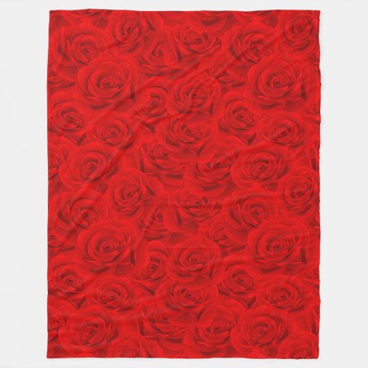 Elegant Modern  Trendy Floral Fleece Deken (Voorkant)