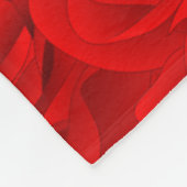 Elegant Modern  Trendy Floral Fleece Deken (Hoek)