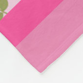 Elegant Modern  Trendy Floral Fleece Deken (Hoek)