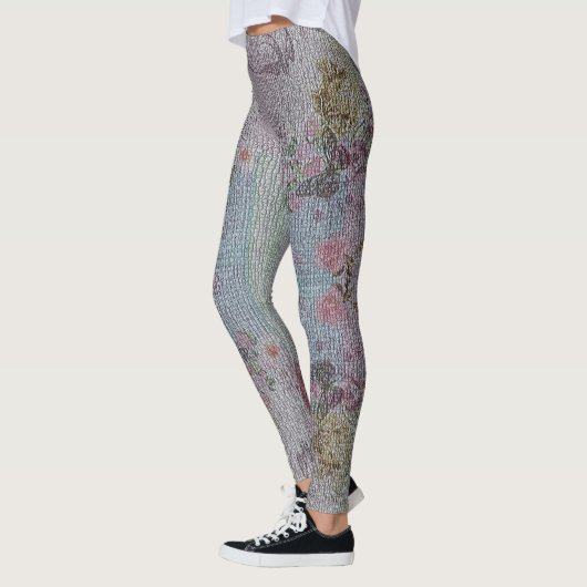 Elegant Modern  Trendy Floral Leggings (Links)