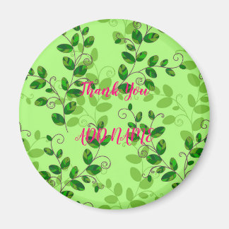 Elegant Modern  Trendy Floral Magneet