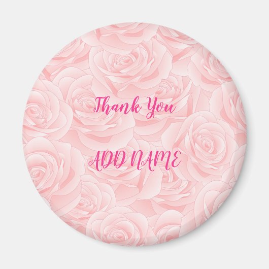 Elegant Modern  Trendy Floral Magneet (Voorkant)