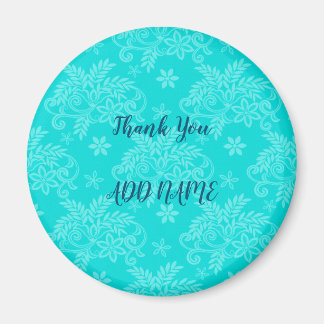 Elegant Modern  Trendy Floral Magneet