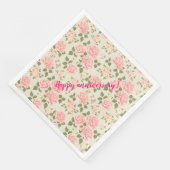 Elegant Modern  Trendy Floral Servet (Hoek)