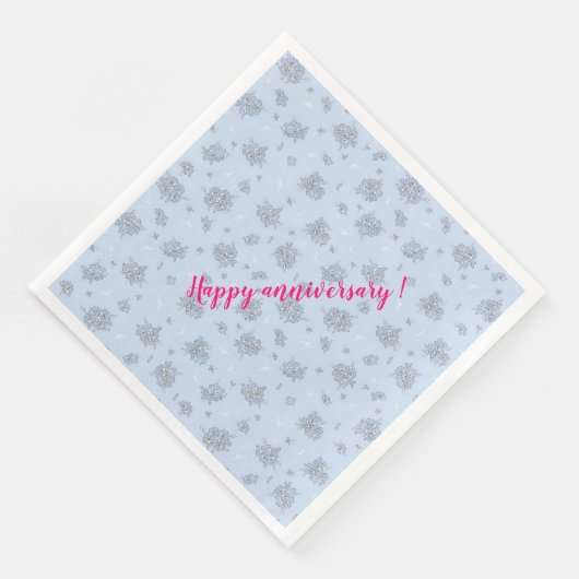 Elegant Modern  Trendy Floral Servet (Hoek)