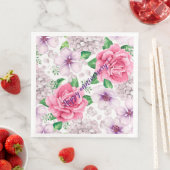 Elegant Modern  Trendy Floral Servet (Insitu)