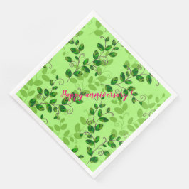 Elegant Modern  Trendy Floral Servet