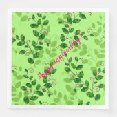 Elegant Modern  Trendy Floral Servet (Voorkant)