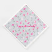 Elegant Modern  Trendy Floral Servet (Hoek)