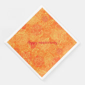 Elegant Modern  Trendy Floral Servet (Hoek)