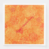 Elegant Modern  Trendy Floral Servet (Voorkant)