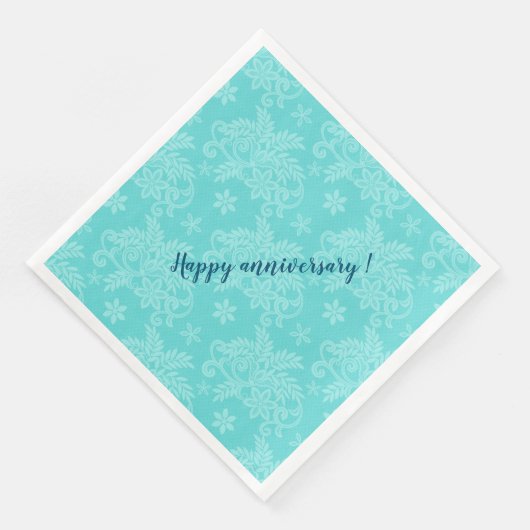 Elegant Modern  Trendy Floral Servet (Hoek)