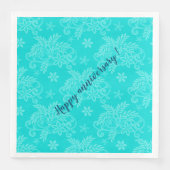 Elegant Modern  Trendy Floral Servet (Voorkant)