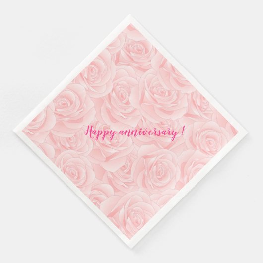 Elegant Modern Trendy Floral Servet (Hoek)