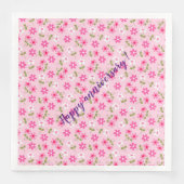 Elegant Modern  Trendy Floral Servet (Voorkant)