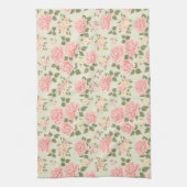 Elegant Modern Trendy Floral Theedoek (Verticaal)