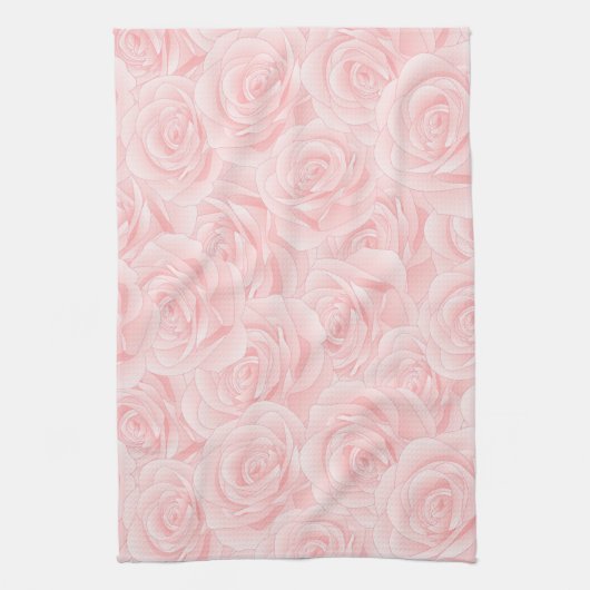 Elegant Modern  Trendy Floral Theedoek (Verticaal)