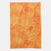 Elegant Modern Trendy Floral Theedoek (Verticaal)