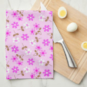 Elegant Modern  Trendy Floral Theedoek (Quarter Fold)