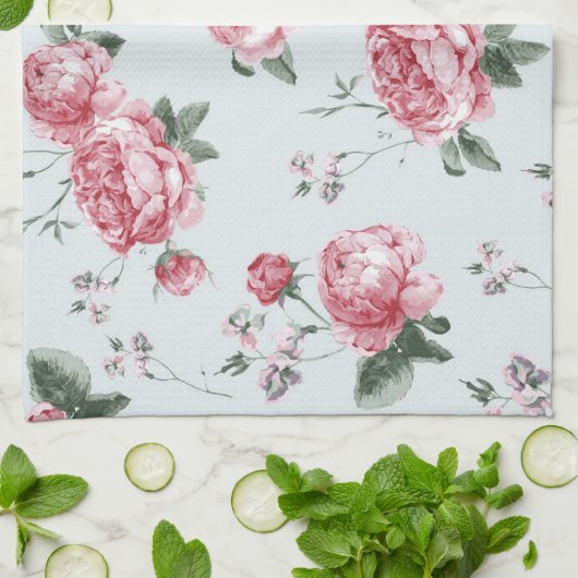 Elegant Modern  Trendy Floral Theedoek (Gevouwen)