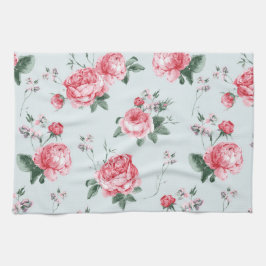 Elegant Modern  Trendy Floral Theedoek