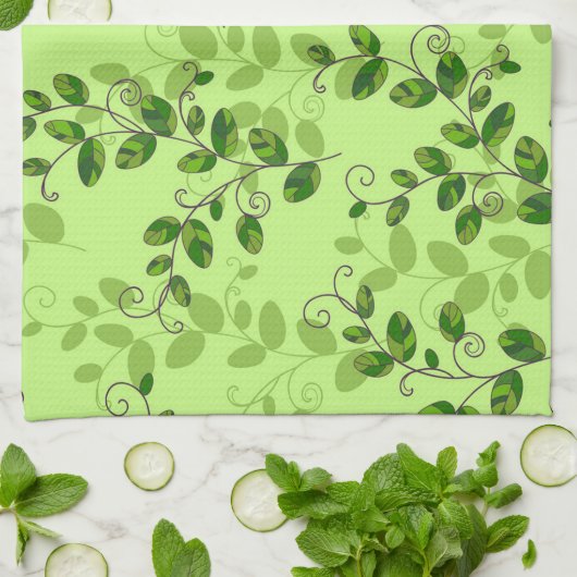 Elegant Modern  Trendy Floral Theedoek (Gevouwen)