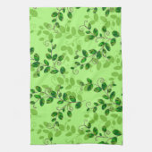 Elegant Modern Trendy Floral Theedoek (Verticaal)