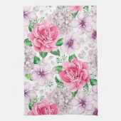 Elegant Modern Trendy Floral Theedoek (Verticaal)