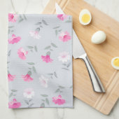 Elegant Modern  Trendy Floral Theedoek (Quarter Fold)