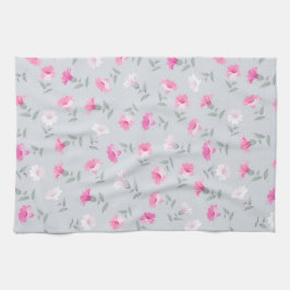 Elegant Modern  Trendy Floral Theedoek