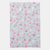 Elegant Modern  Trendy Floral Theedoek (Verticaal)