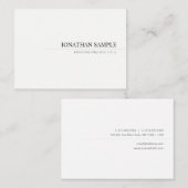 Elegant Modern Trendy Minimalist Professional Visitekaartje (Voorkant / Achterkant)