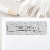 Elegant modern trendy muurontwerp etiket (Insitu)